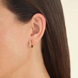 Rosefield Jewellery - Crystal Hoops Gold