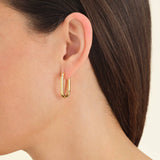 Rosefield Jewellery - Oval hoops - Gold