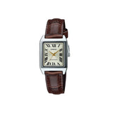 Casio - Analogue Brown Leather Watch