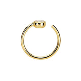 Cubic Nose ring - 14KT Gold
