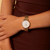 Rosefield - Upper East side Crystals Watch - Gold