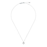 Ted Baker Jewellery - Amore Crystal Halo Heart Necklace - Silver