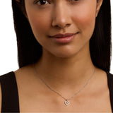 Ted Baker Jewellery - Amore Crystal Halo Heart Necklace - Silver