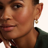 Ted Baker Jewellery - Cherish Crystal Heart Huggies - Gold