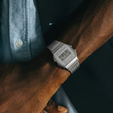 Casio - Retro Mesh Watch - Silver