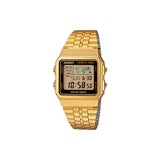 Casio World Map watch - Gold