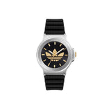 Adidas - Expression Three Analog Watch - Black/Silver