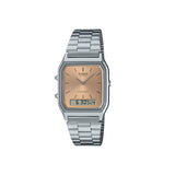 Casio - Duo Trendy Colour Watch - Silver/Bronze