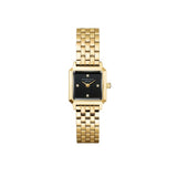 Rosefield Watch - Boxelle Crystal Black - Gold