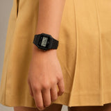 Casio - Digital Resin Band Watch - Black