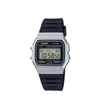 Casio - Digital Retro Silver Black Strap