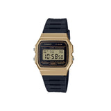 Casio - Digital Retro Gold Black Strap