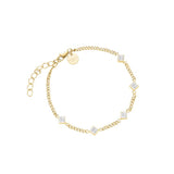 Rosefield Jewellery - Playful Crystal Bracelet - Gold