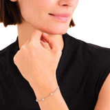 Rosefield Jewellery - Playful Crystal Bracelet - Silver
