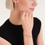 Rosefield Jewellery - Coffee Bean Chain Bracelet - Gold