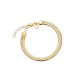 Rosefield Jewellery - Large Snake Bracelet - Gold
