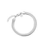 Rosefield Jewellery - Large Snake Bracelet - Silver