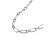 Rosefield Jewellery - Oval Chain Necklace - Silver