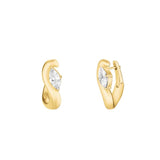 Rosefield Jewellery - Marquise Wave Hoops - Gold