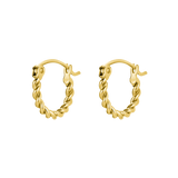 Rosefield Jewellery - Twisted Hoops Gold
