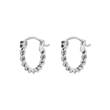 Rosefield Jewellery - Twisted Hoops - Silver