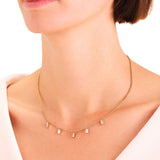 Rosefield Jewellery - Playful Crystals Necklace - Gold