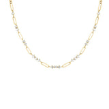 Rosefield Jewellery - Graduated Crystal Necklace - Gold