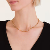 Rosefield Jewellery - Graduated Crystal Necklace - Gold