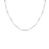 Rosefield Jewellery - Graduated Crystal Necklace - Silver