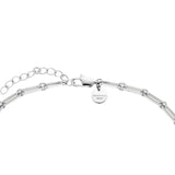 Rosefield Jewellery - Graduated Crystal Necklace - Silver
