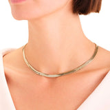 Rosefield Jewellery - Large Snake Necklace - Gold