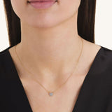 Rosefield Jewellery - Pave Heart Necklace - Gold