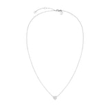 Rosefield Jewellery - Pave Heart Necklace - Silver