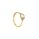 Rosefield Jewellery - Vintage Oval Stone Ring - Gold