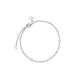 Rosefield Jewellery - Multi Crystal Bracelet - Silver