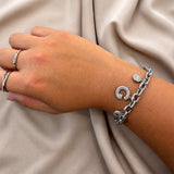 Guess - Crystal Pave Charm Bracelet - Silver