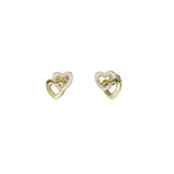 Guess Jewellery - Beloved Heart Links Studs - Gold
