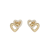 Guess Jewellery - Beloved Heart Links Studs - Gold