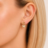 Guess Jewellery - Borboleta & 4G Earrings - Gold