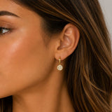 Guess Jewellery - G Tailsman Pearly hoops - Gold