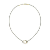 Guess - Logo & Crystals Tennis Necklace - Gold