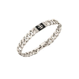 Guess - Rebel Moon Tag Bracelet - Silver