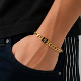 Guess - Rebel Moon Tag Bracelet - Gold