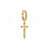 Guess Jewellery - Rebel Knight Dagger Earring - Gold