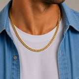 Guess Jewellery - Diamond Cut 9MM Chain - Gold