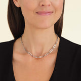Rosefield Jewellery - Chunky link Necklace - Silver