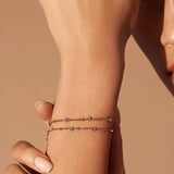 Rosefield Jewellery - Multi Crystal Bracelet - Gold