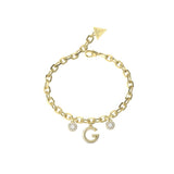Guess - Crystal Pave Charm Bracelet - Gold