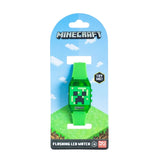 Minecraft Flashing Light Up Kids Watch