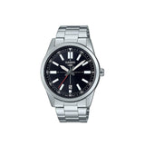 Casio -  Analog Bezel Watch - Silver/Black
